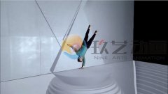 3D全息投影缔造舞者轻盈地摆脱重力